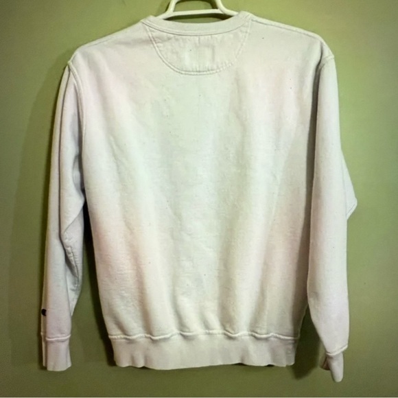 Champion Men's White crewneck sweatshirt size large cotton - Picture 4 of 6